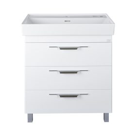   TMP TRIO 60 álló fürdőszobabútor - CeraStyle SHARP - 37100 mosdóval - 60 x 48 cm