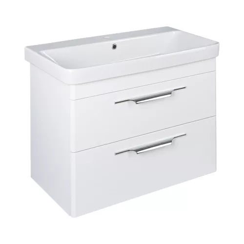 TMP LUX 80 fali fürdőszobabútor - Sanovit LUXURY - 11080 mosdóval - 80,5 x 46 cm
