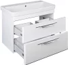 TMP LUX 80 fali fürdőszobabútor - Sanovit LUXURY - 11080 mosdóval - 80,5 x 46 cm