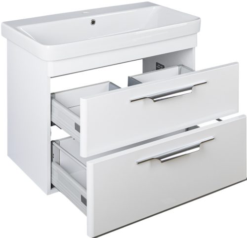 TMP LUX 80 fali fürdőszobabútor - Sanovit LUXURY - 11080 mosdóval - 80,5 x 46 cm