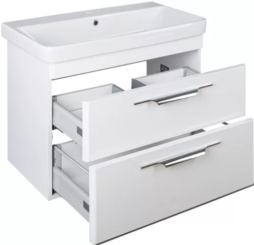 TMP LUX 80 fali fürdőszobabútor - Sanovit LUXURY - 11080 mosdóval - 80,5 x 46 cm