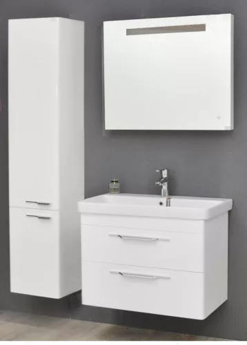 TMP LUX 80 fali fürdőszobabútor - Sanovit LUXURY - 11080 mosdóval - 80,5 x 46 cm