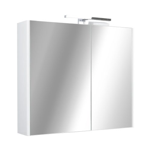 TMP SHARP Tükrös fürdőszobai szekrény LED világítással - 100 cm