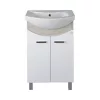 TMP ZX 55 - SONOMA - álló fürdőszobabútor - Sanovit ZENON - 6055 porcelán mosdóval - 55 x 44 cm