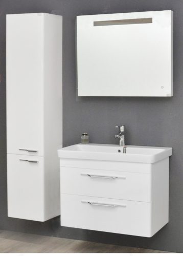 TMP LUX 60 fali fürdőszobabútor - CeraStyle SHARP 37100 mosdóval - 60 x 48 cm