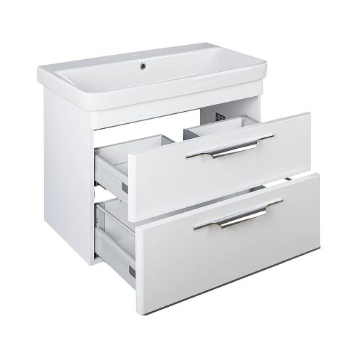 TMP LUX 60 fali fürdőszobabútor - Sanovit LUXURY - 11060 mosdóval - 60,5 x 46 cm