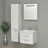TMP LUX 60 fali fürdőszobabútor - Sanovit LUXURY - 11060 mosdóval - 60,5 x 46 cm