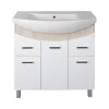 TMP ZX 95 - SONOMA - álló fürdőszobabútor - Sanovit ZENON - 6095 porcelán mosdóval - 97 x 51 cm
