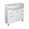 TMP ZX 95 - SONOMA - álló fürdőszobabútor - Sanovit ZENON - 6095 porcelán mosdóval - 97 x 51 cm