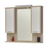 TMP ZX - SONOMA - Tükrös fürdőszobai szekrény LED világítással - 95 x 80 cm
