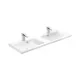 Sanovit ISIK - porcelán mosdókagyló - dupla - 120 x 44 cm