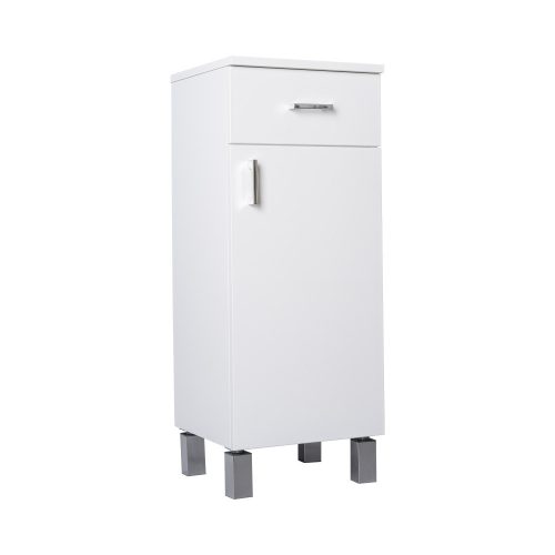 Viva STYLE fürdőszobai ÁLLÓSZEKRÉNY 85 alacsony POLCOS - 1 fiók - JOBBOS - 35 x 33 x 85 cm