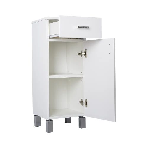 Viva STYLE fürdőszobai ÁLLÓSZEKRÉNY 85 alacsony POLCOS - 1 fiók - JOBBOS - 35 x 33 x 85 cm