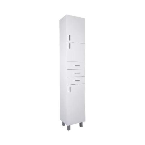 Viva STYLE fürdőszobai ÁLLÓSZEKRÉNY 192 magas POLCOS - JOBBOS - 35 x 28 x 192 cm