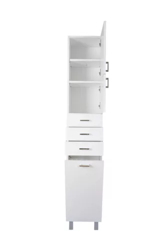 Viva STYLE fürdőszobai ÁLLÓSZEKRÉNY 192 magas szennyestartós - JOBBOS - 35 x 28 x 192 cm