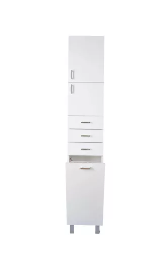 Viva STYLE fürdőszobai ÁLLÓSZEKRÉNY 192 magas szennyestartós - JOBBOS - 35 x 28 x 192 cm