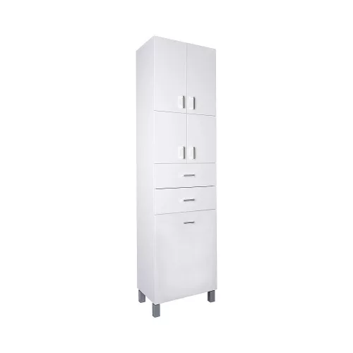 Viva STYLE fürdőszobai ÁLLÓSZEKRÉNY 192 magas szennyestartós -50 x 35 x 192 cm