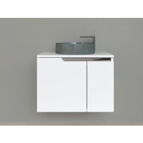   Piramida EURIDIKA fali fürdőszobabútor - mosdópult mosdó nélkül -2 ajtós - 75 x 48 x 53 cm