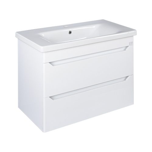 TMP SHARP 80 fali fürdőszobabútor - Sanovit SOFT - 13080 mosdóval - 80 x 45,5 cm