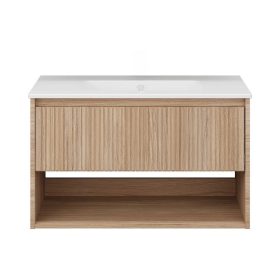   TMP SLIM STRIPE 60 fali függesztett fürdőszobabútor - SKY E-8099-60 porcelán mosdóval - 61 x 46 cm