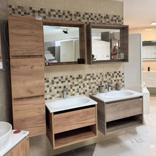 TMP NORD CRAFT tükrös szekrény LED világítással - érintő kapcsolóval - 60 x 65 cm