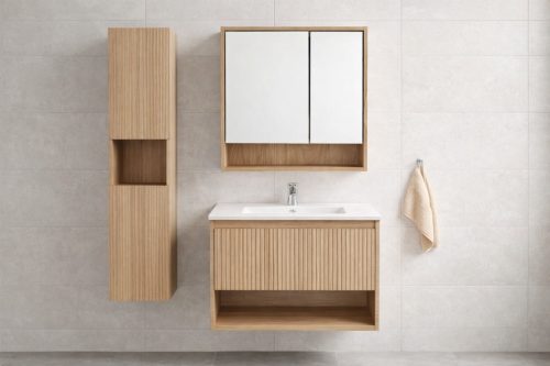 TMP SLIM STRIPE tükrös szekrény - 60 x 65 cm