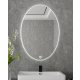 Viva AURA PINO 60 fürdőszoba tükör - érintésmentes - AMBIENT LED - ELIPSZIS -ÁLLÓ - 60x80 cm