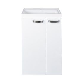   Piramida EURIDIKA 50L fali / álló fürdőszobabútor - műmárvány mosdóval - 50 x 75 x 38 cm