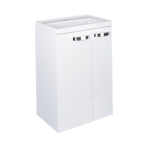 Piramida EURIDIKA 50L fali / álló fürdőszobabútor - műmárvány mosdóval - 50 x 75 x 38 cm