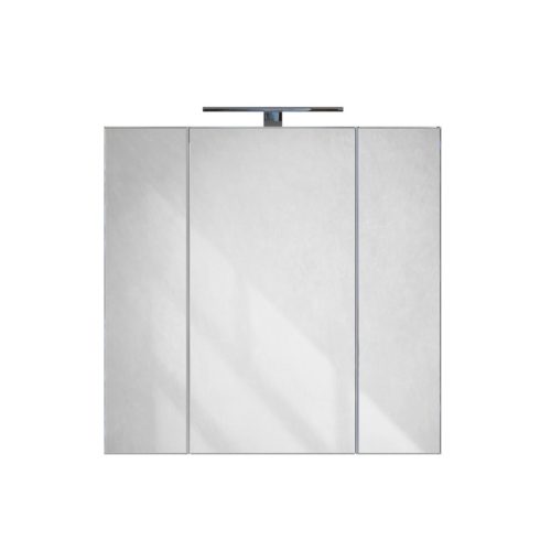 Piramida AKVA Tükrös fürdőszobai szekrény - LED világítással - 75 x 69 x 15 cm