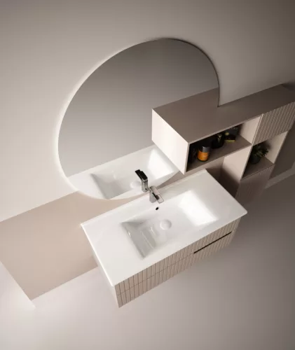 Sanovit ATRIA - porcelán mosdókagyló - 85 x 45,5 cm