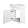 VivaStyle ARDA fali sarokszekrény CeraStyle ARDA porcelán sarokmosdóval 46 x 46 cm - BALOS