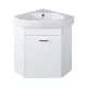 VivaStyle ARDA fali sarokszekrény CeraStyle ARDA porcelán sarokmosdóval 46 x 46 cm - JOBBOS