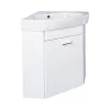 VivaStyle ARDA fali sarokszekrény CeraStyle ARDA porcelán sarokmosdóval 46 x 46 cm - JOBBOS