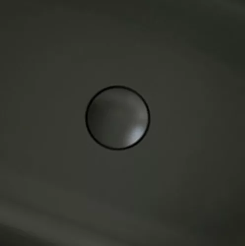 Klikk - klakk leeresztő - MATT FEKETE - porcelán - túlfolyós mosdókagylóhoz - 5/4" - Ø 73 mm