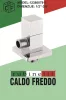 Caldo Freddo QUADRO - sarokszelep - KRÓM - kerámiabetétes - 1/2 " - 3/8"