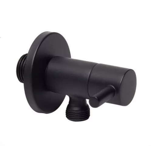 Caldo Freddo - sarokszelep - FEKETE - kerámiabetétes - 1/2 " - 3/8"