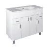 VivaStyle EKONOMIK PLUS 100 lábon álló fürdőszobabútor Sanovit SOFT 13100 mosdóval - 100 x 45,5 cm
