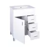 VivaStyle KARINA 65 lábon álló fürdőszobabútor 3 fiókos Sanovit ATRIA 9065 mosdóval 65 x 45,5 cm