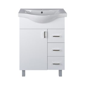   VivaStyle BIANKA 65 lábon álló fürdőszobabútor 3 fiókos Sanovit ALBATROS10065 mosdóval 64,5x46,5cm