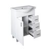 VivaStyle BIANKA 65 lábon álló fürdőszobabútor 3 fiókos Sanovit ALBATROS10065 mosdóval 64,5x46,5cm