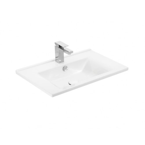 VivaStyle KARINA 75 lábon álló fürdőszobabútor 3 fiókos Sanovit ATRIA 9075 mosdóval 75 x 45,5 cm