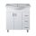 VivaStyle BIANKA 80 lábon álló fürdőszobabútor 3 fiókos Sanovit ALBATROS 10080 mosdóval 80 x 46 cm