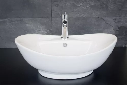 Eros GONDOLA - PULTRA ültethető - Top Counter - porcelán mosdó - 59 x 39 x 21 cm