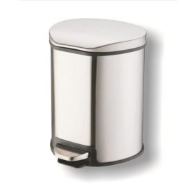   Viva DESIGN pedálos szemetes 5l - szálcsiszolt - soft close