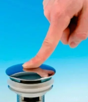 TEXO kádszifon - KRÓM - Klikk - klakk leeresztővel - flexibilis csővel - Ø 5/4" x 0,5 m x Ø 40 mm