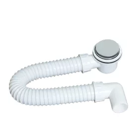   TEXO Exclusive zuhanytálca szifon Ø 60 mm rozsdamentes takaróval - Ø 5/4" x 0,4 m x Ø 40 mm