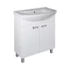 Viva SZQUARE 55 lábon álló fürdőszobabútor Sanovit ZENON 6055 porcelán mosdóval 55 x 44 cm