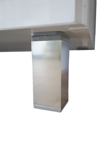 Viva SZQUARE 85 lábon álló fürdőszobabútor Sanovit ZENON 6085 porcelán mosdóval 86 x 50 cm