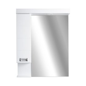   Viva SZQUARE 55 Tükrös fürdőszobai szekrény - BALOS szekrénnyel - 55 x 97 x 15 cm